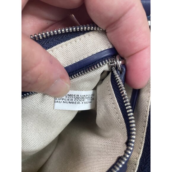 Radley London womans leather Navy Scottie Dog Logo Crossbody Med SKU 9552 - Picture 14 of 16